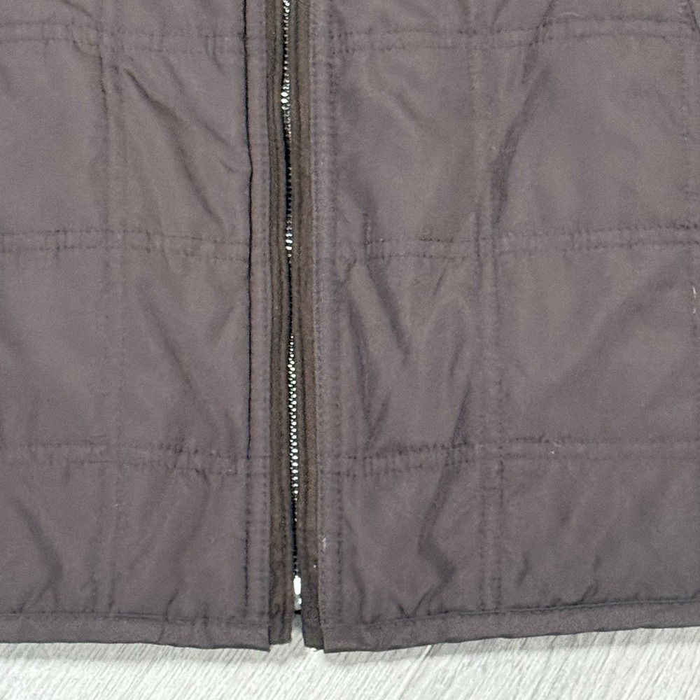 Jos. A. Bank Men's Quilted Vest, Full-Zip Size XXL Brown - Picture 6 of 12